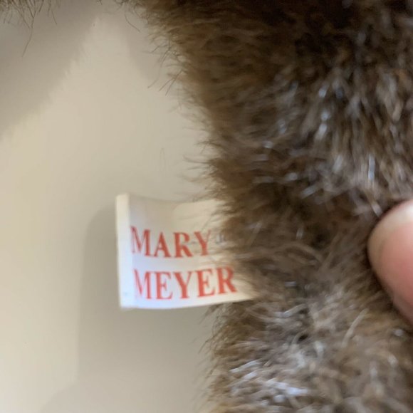 Vintage Mary Meyer Plush Fuzzy Moose 12” Adorable Brown Stuffed Animal Toy 1994 - Picture 4 of 5